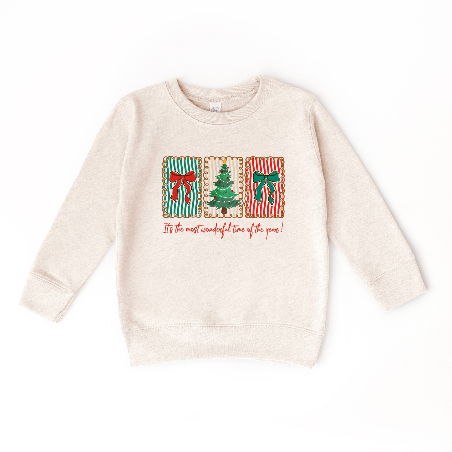 It's the most wonderful time Christmas Kids Sweatshirt