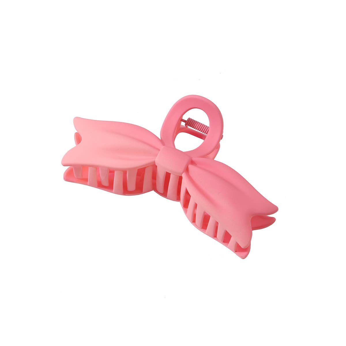 Pink Gradient Bow Claw Clip