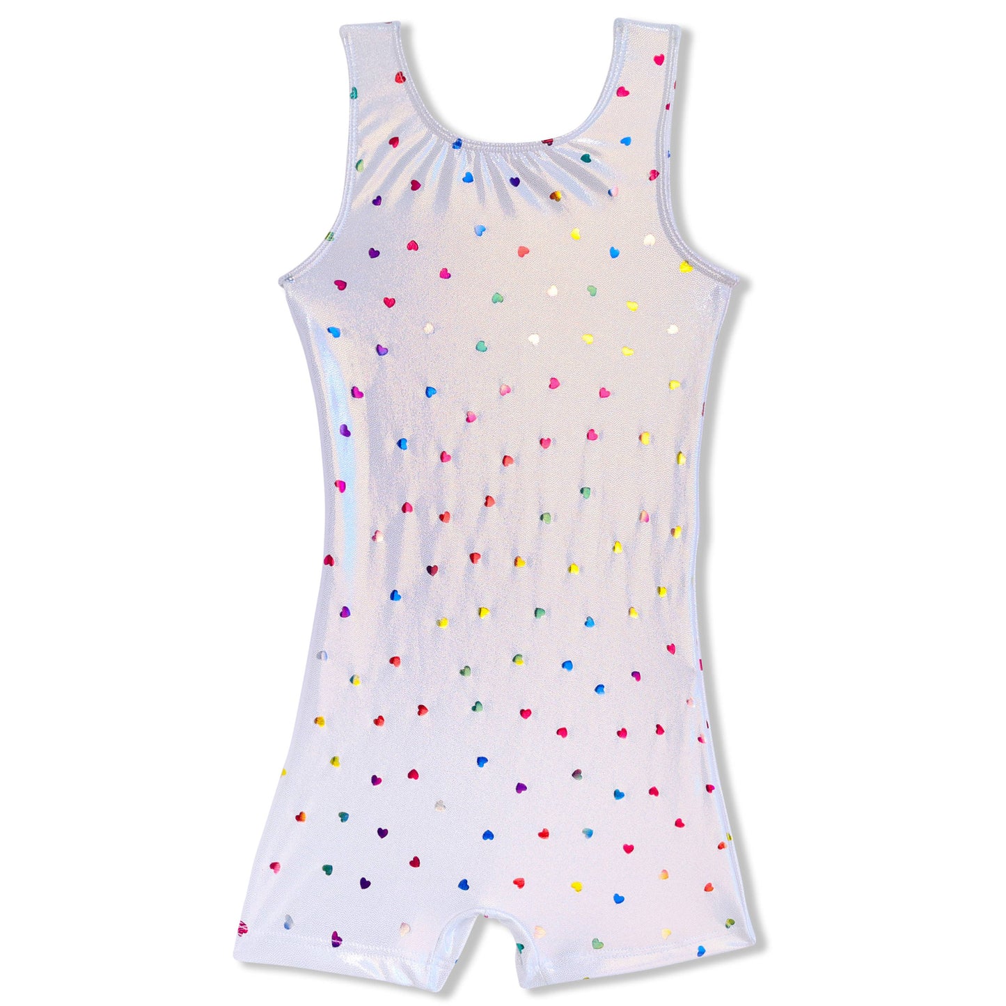 Hearts Shimmer Biketard