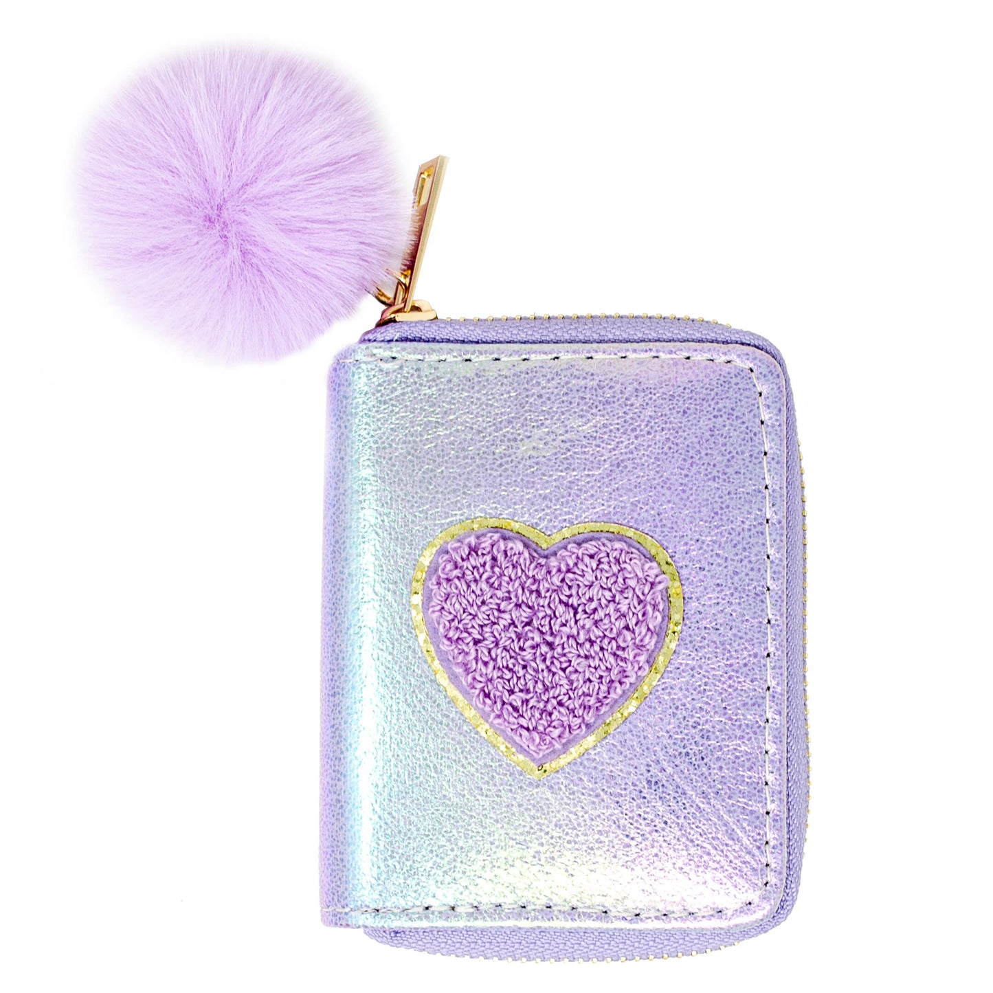 Pink Shiny Patch Wallet