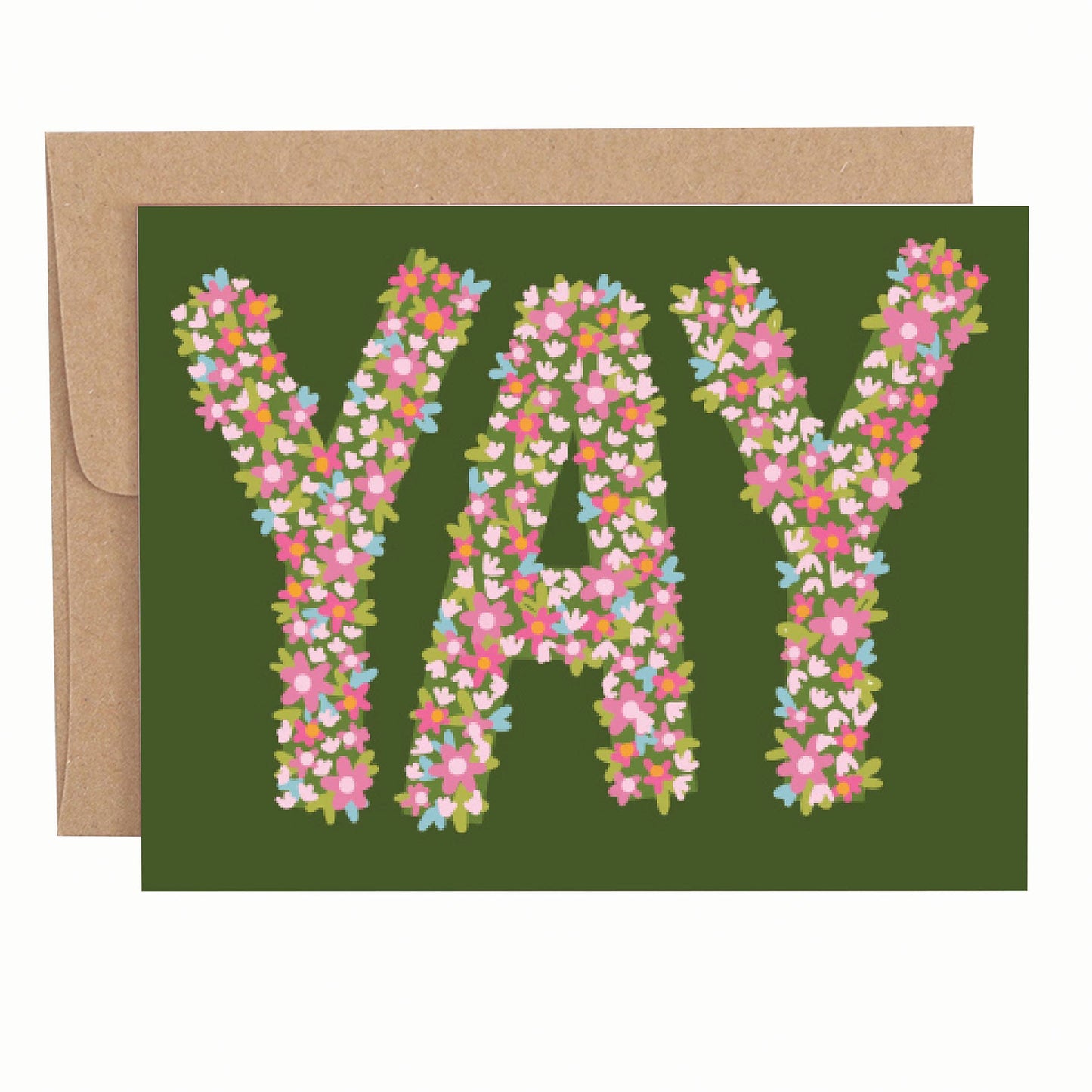 Yay Floral Card