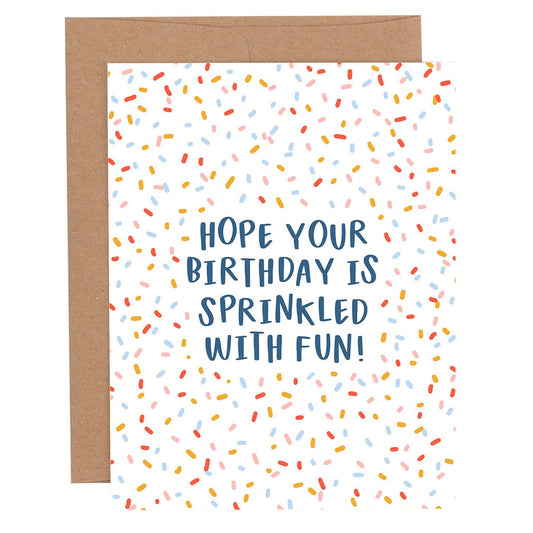 Sprinkled Birthday Greeting Card