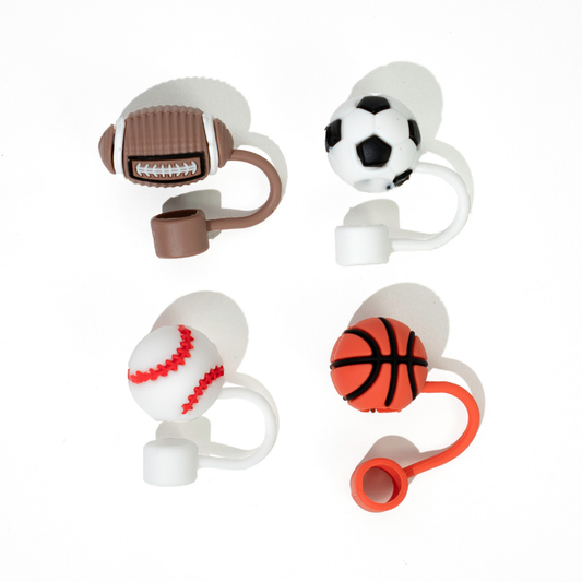 Sports Straw Toppers