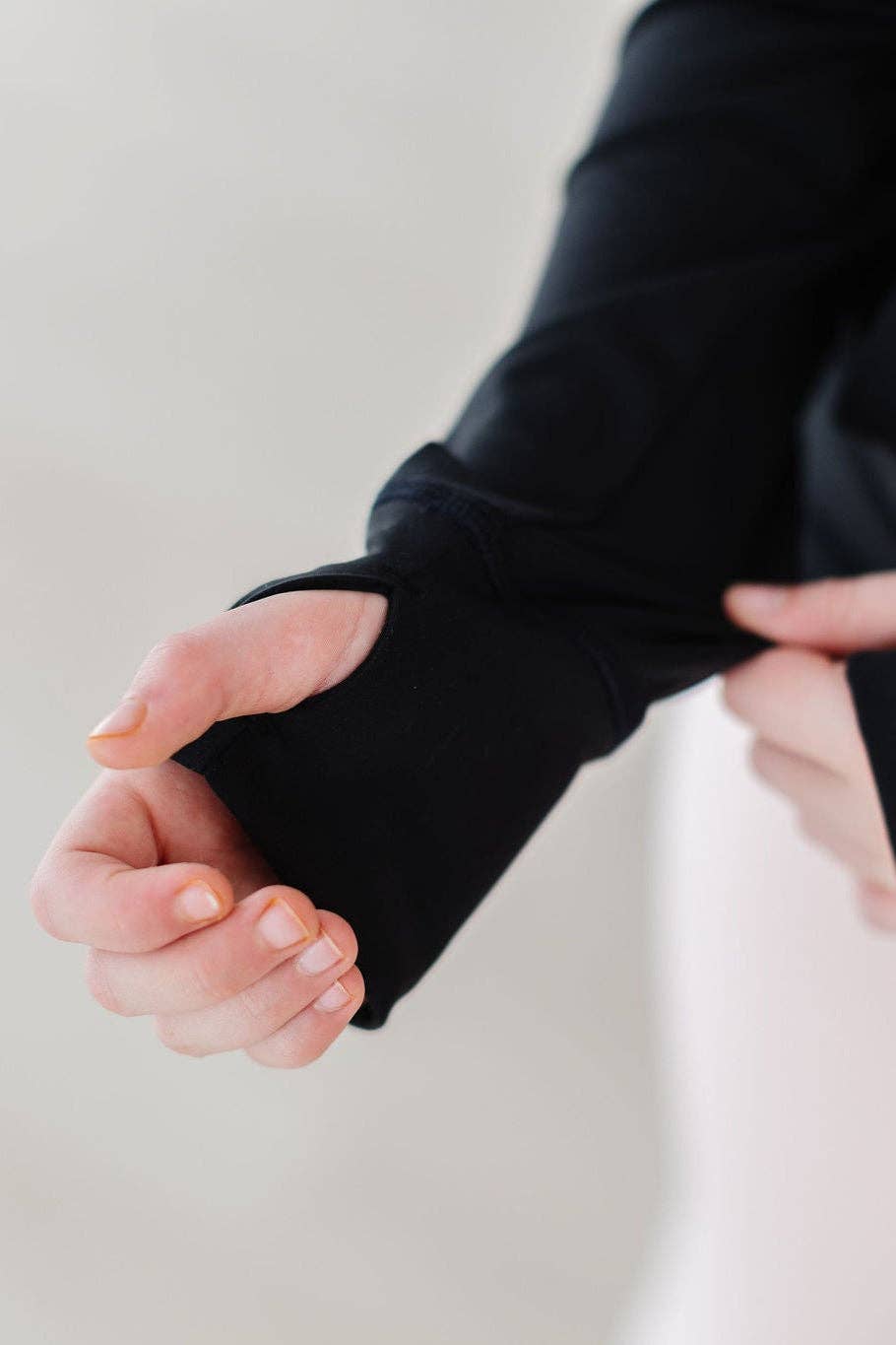 Balanced Black Full-Zip Ruffle Active Jacket: 7/8