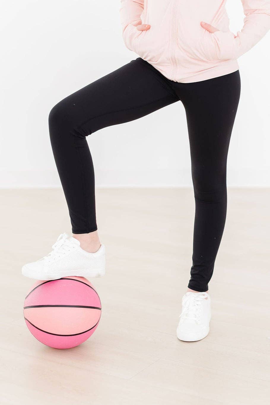 Balanced Black Active Legging: 7/8