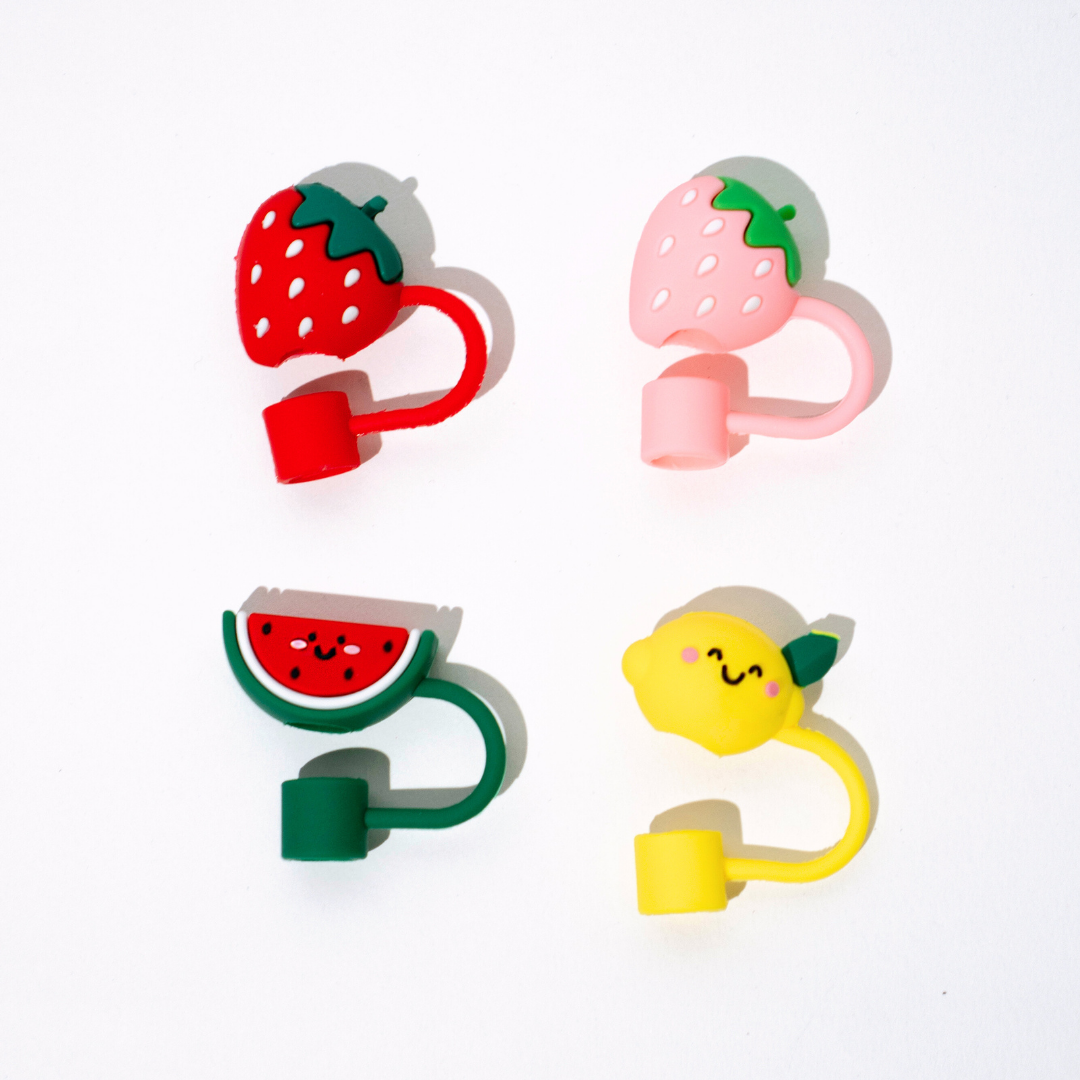 Fruity Fun Straw Toppers