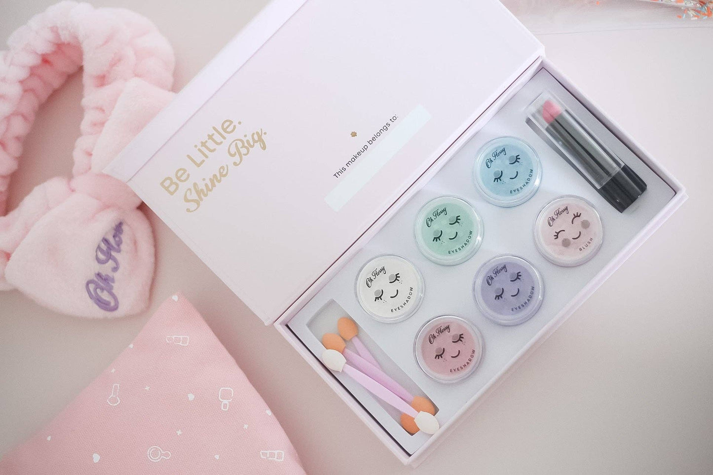 Soft Pink with Sparkles Deluxe Makeup Set