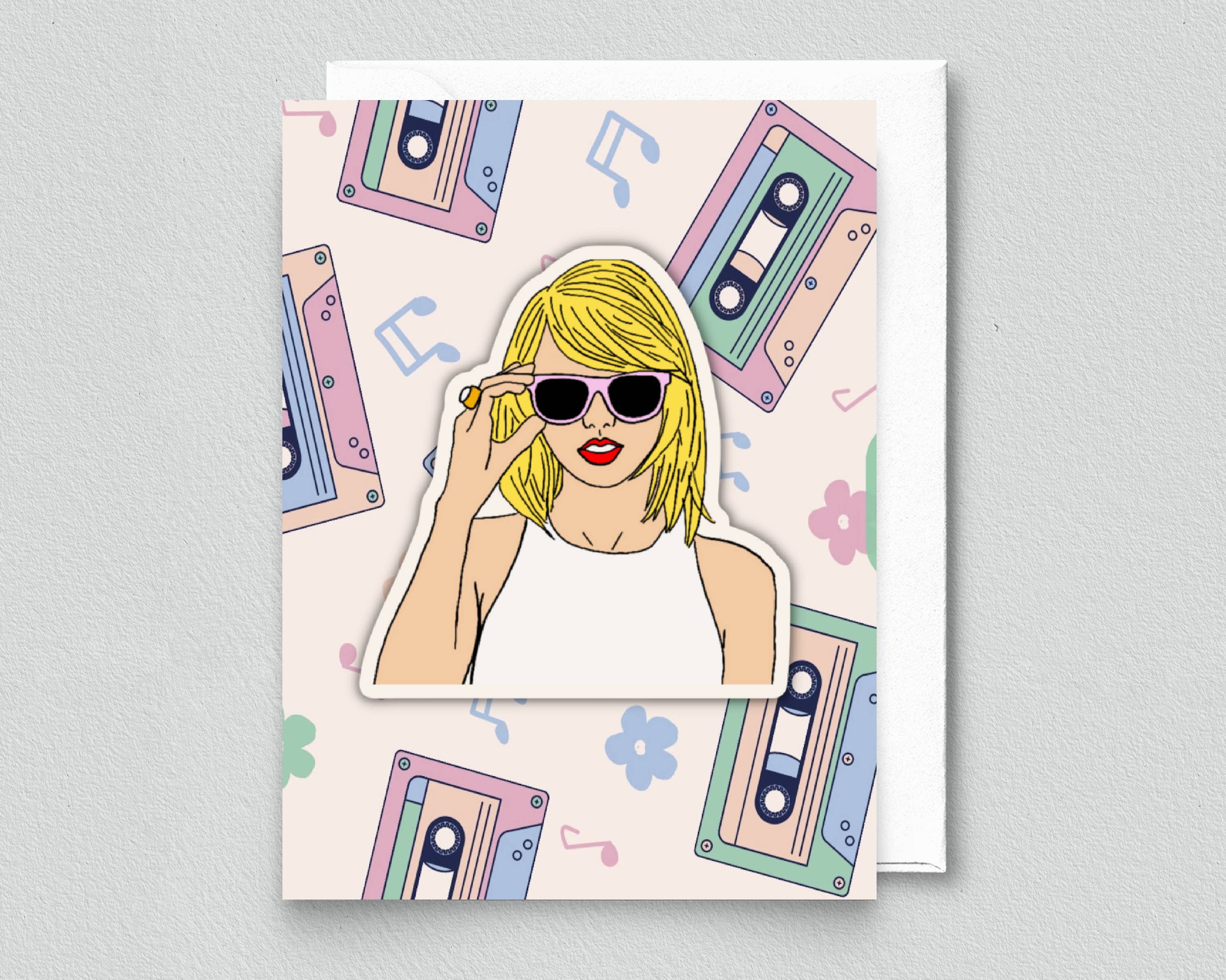 Taylor Sticker Card – belle: a shop for girls