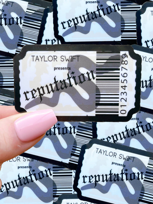 TSwift Rep Tic Sticker