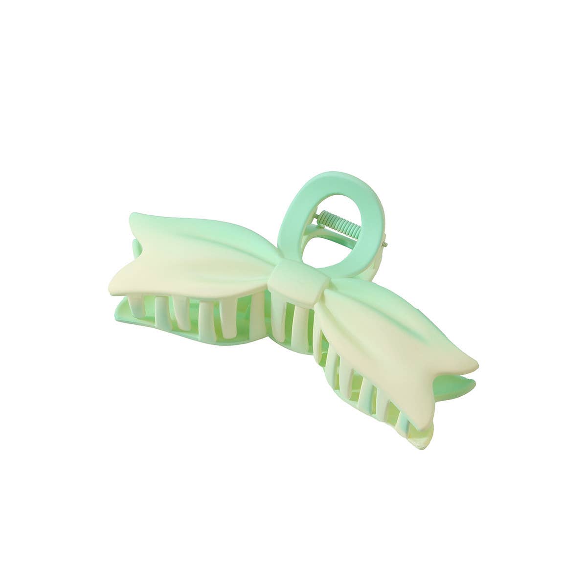 Pink Gradient Bow Claw Clip