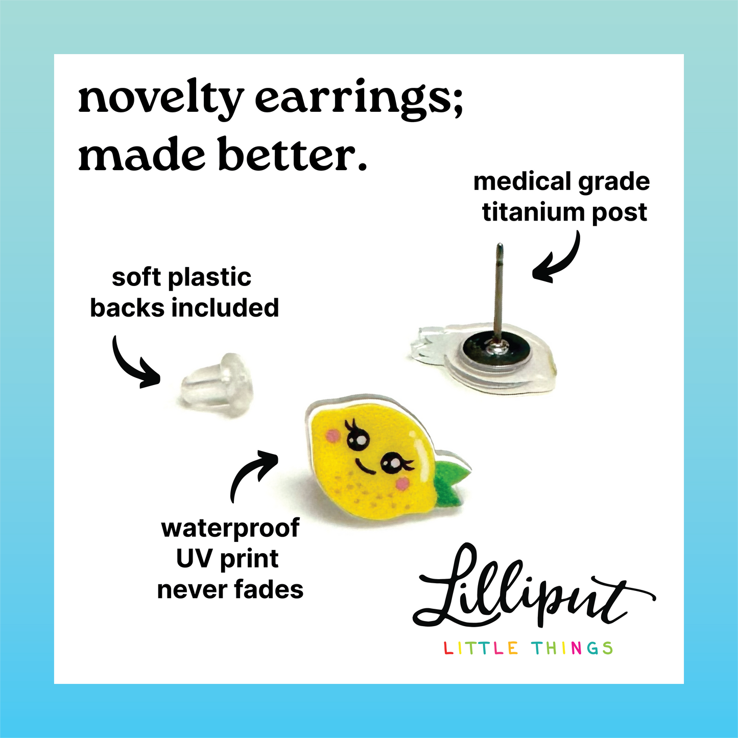 Cheer Megaphone Earrings