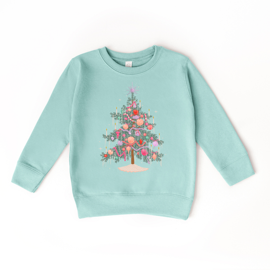 Christmas Tree Christmas Kids Pullover Sweatshirt