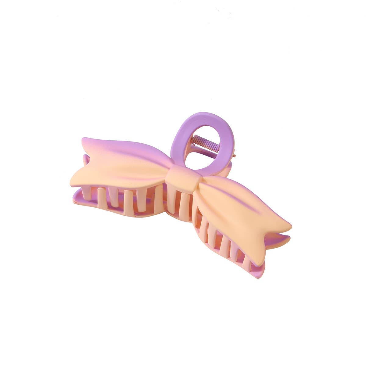 Pink Gradient Bow Claw Clip