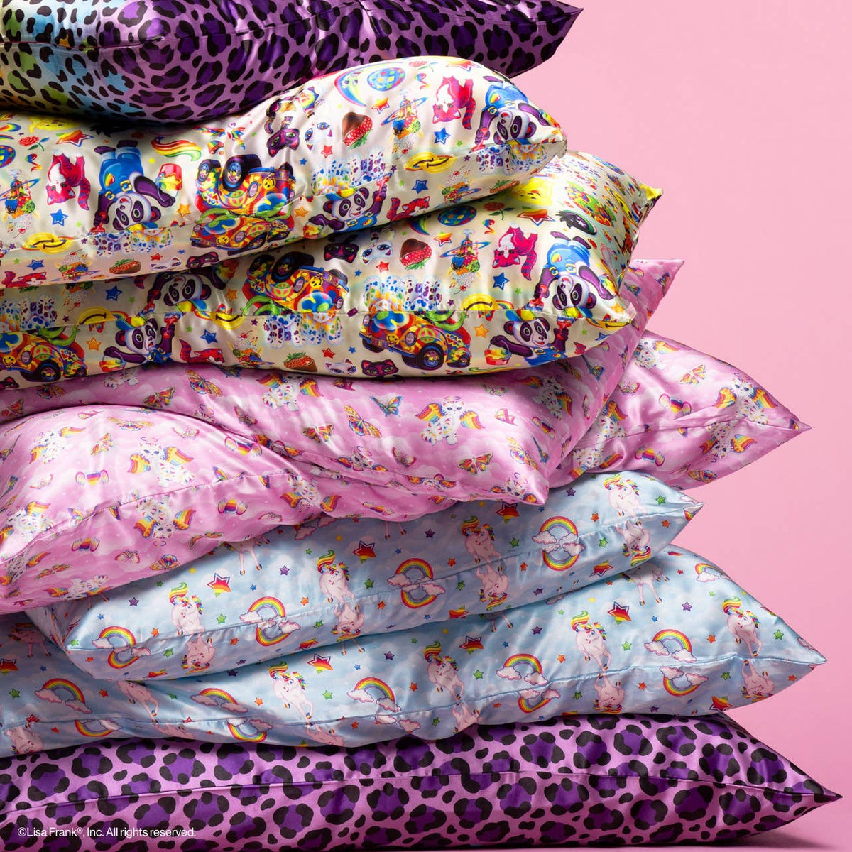 Lisa Frank x Kitsch Standard Satin Pillowcase | Markie
