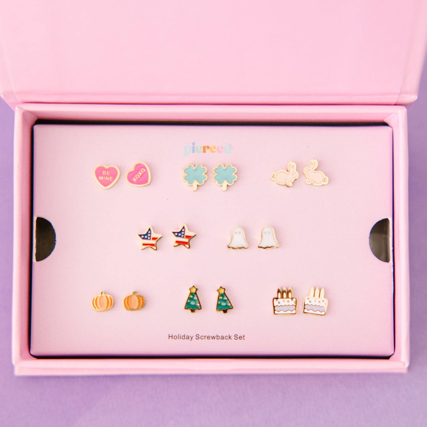 Holiday Screwback Earring Set