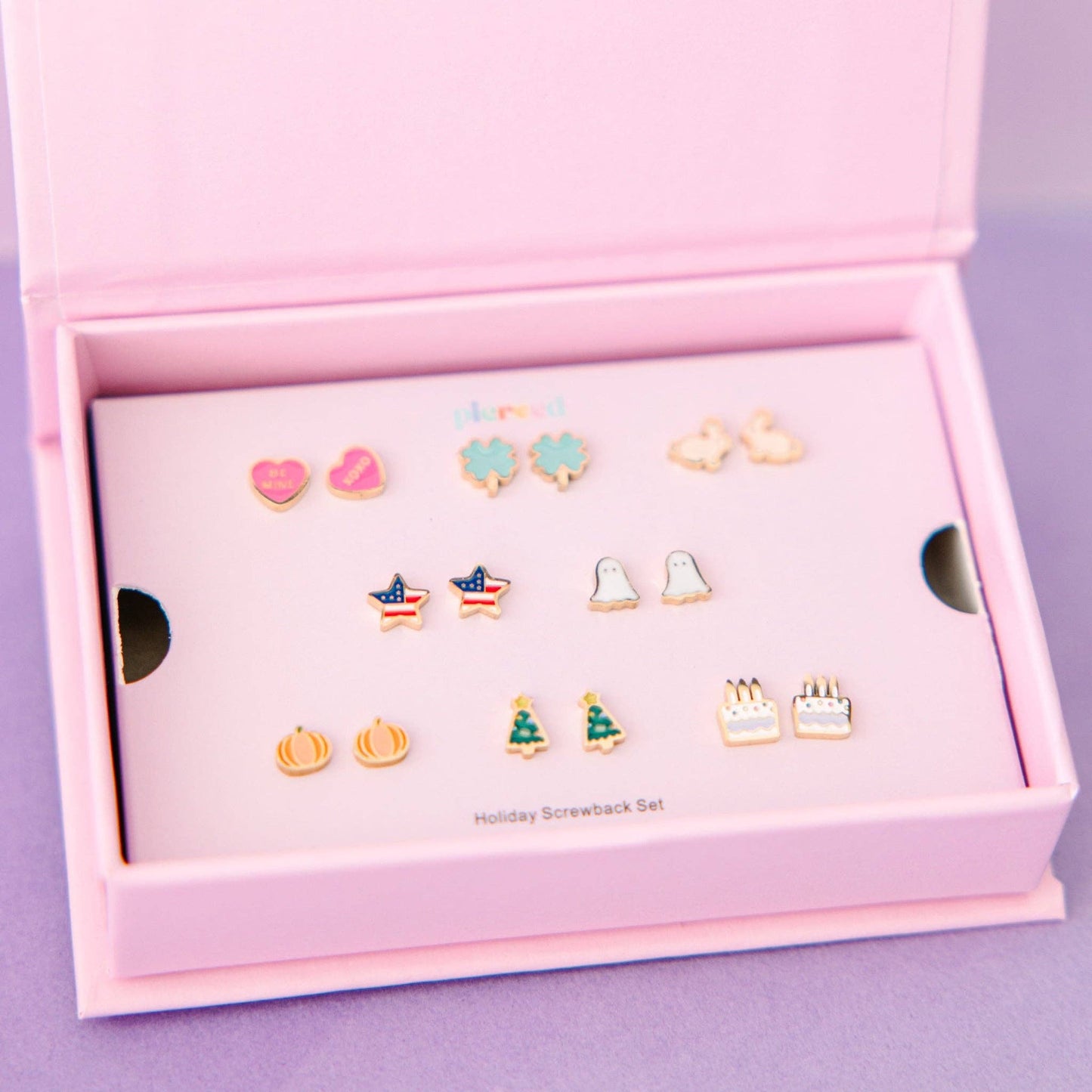 Holiday Screwback Earring Set