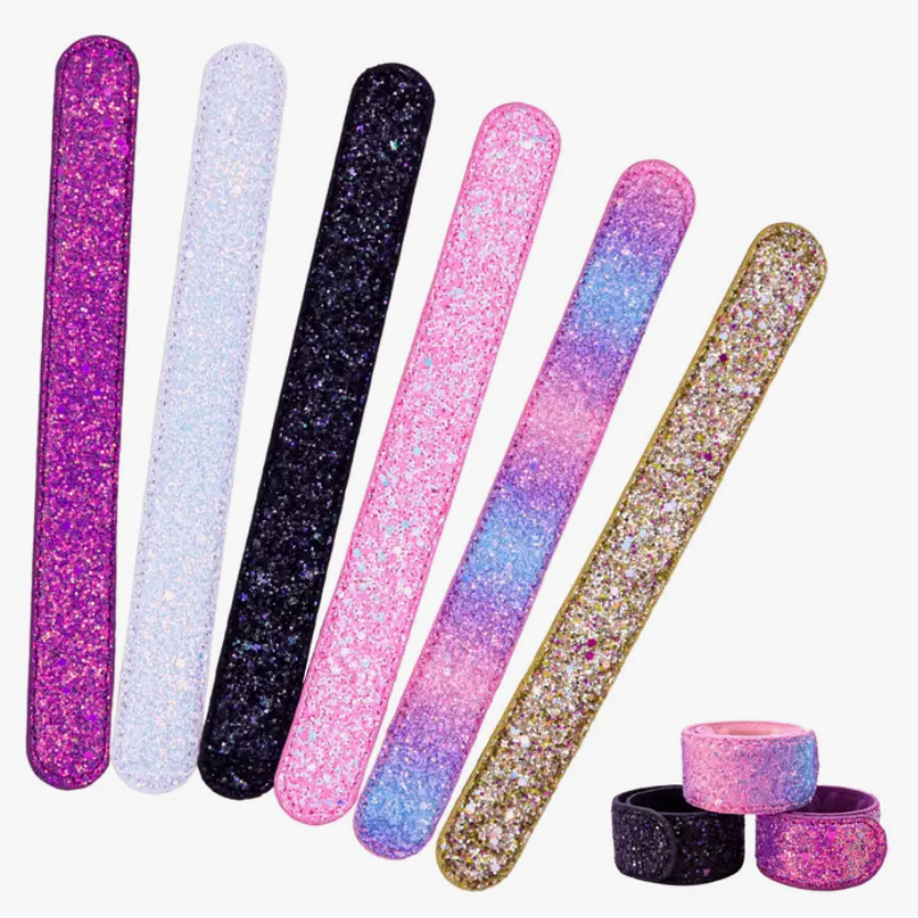 Glitter Slap Bracelet | Purple