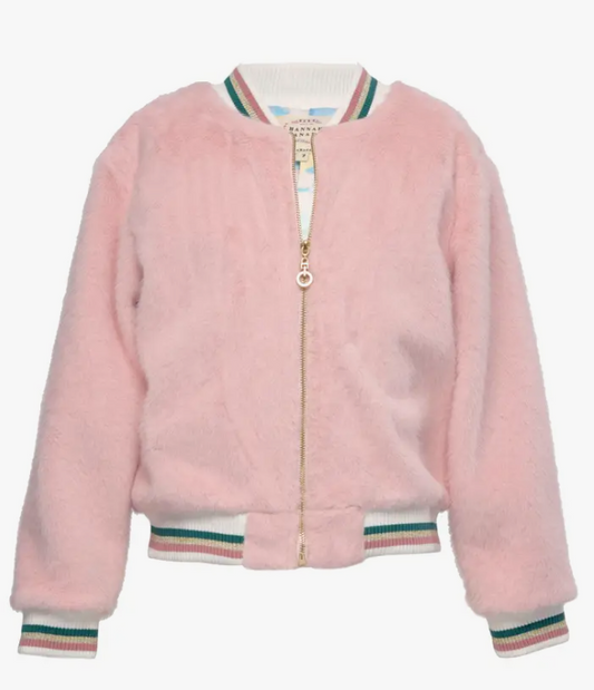 Faux Fur Rainbow Jacket