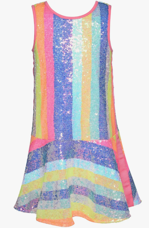 Multicolor Sequin Dress