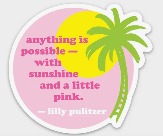 Sunshine Quote Sticker