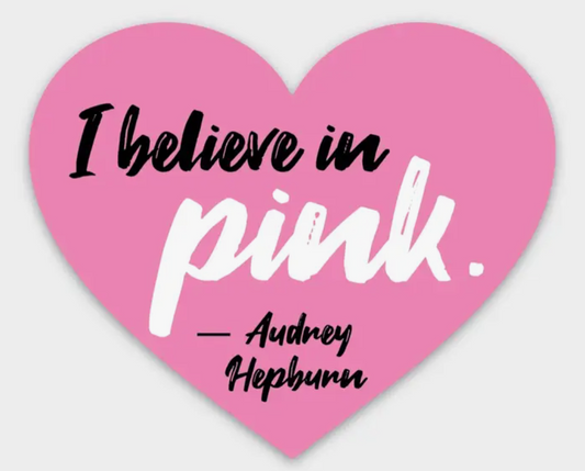 Pink Quote Sticker
