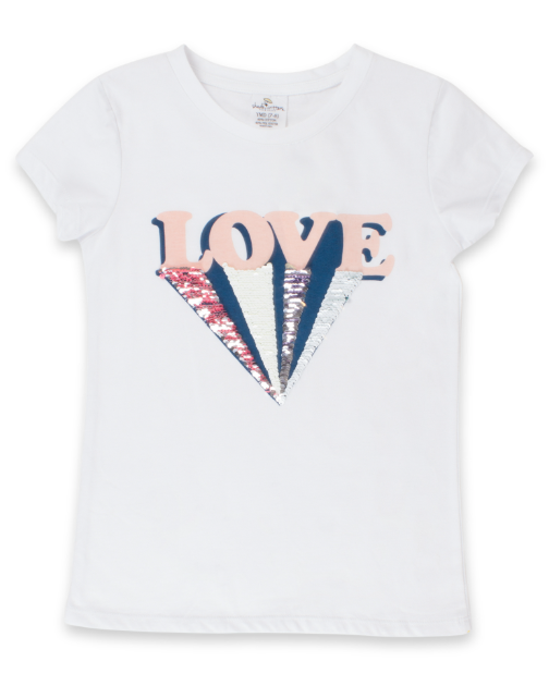 Sequin Love T Shirt