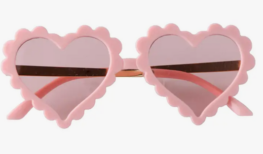 Pink Heart Sunglasses