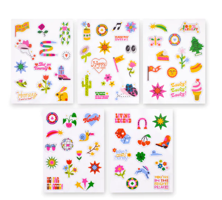 Green Puffy Sticker Pack
