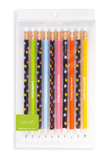 Starburst Write On Pencil Set