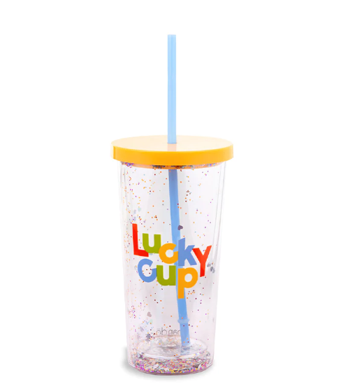 Lucky Me Glitter Bomb Sip Sip Tumbler