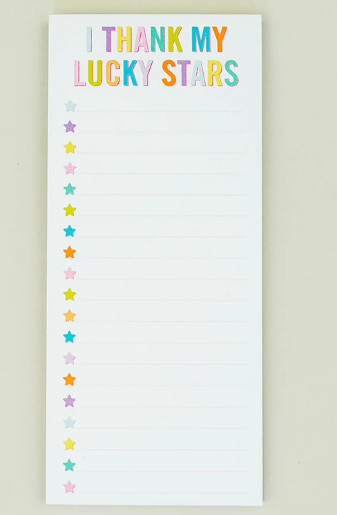 Lucky Stars List Pad