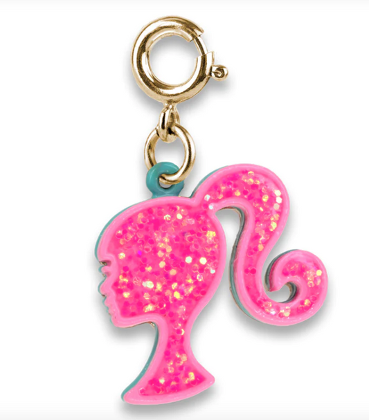 Gold Glitter Barbie Charm