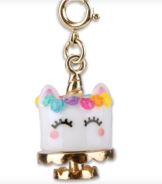 Gold Unicake Charm