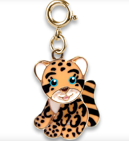 Gold Cloud Leopard Charm