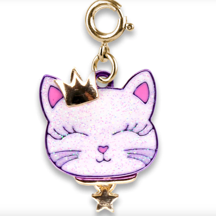 Gold Princess Kitty Charm