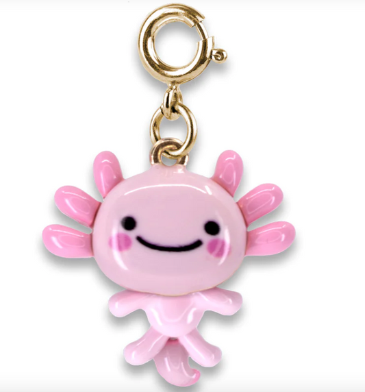 Gold Swivel Axolotl Charm