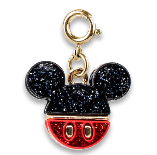 Gold Glitter Mickey Mouse Icon Charm