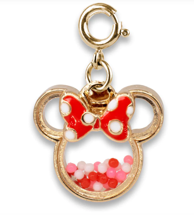 Gold Minnie Shaker Charm