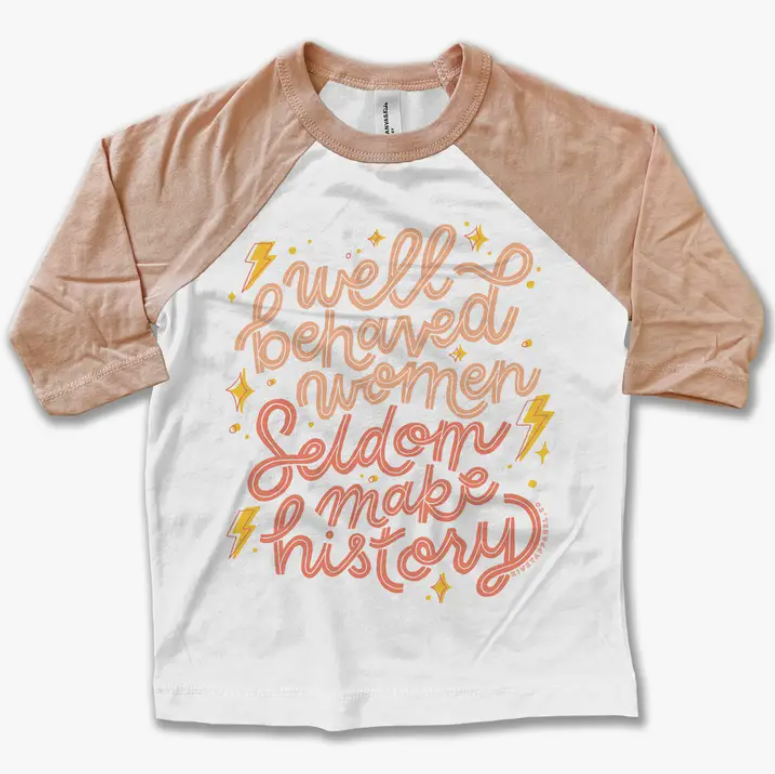 Make History Baseball T Shirt