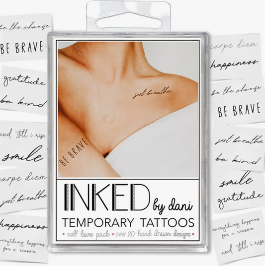 Self Love Temporary Tattoo Pack