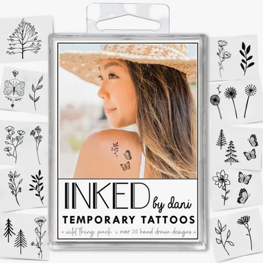 Wild Thing Temporary Tattoo Pack