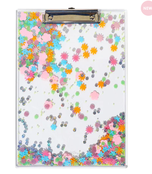 Flower Shop Confetti Clipboard