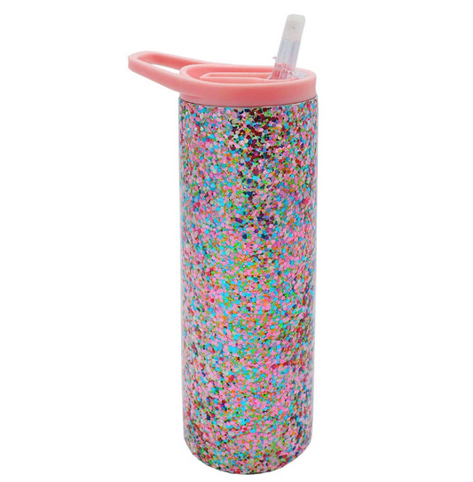 More Sparkle Stainless Sipper Tumbler