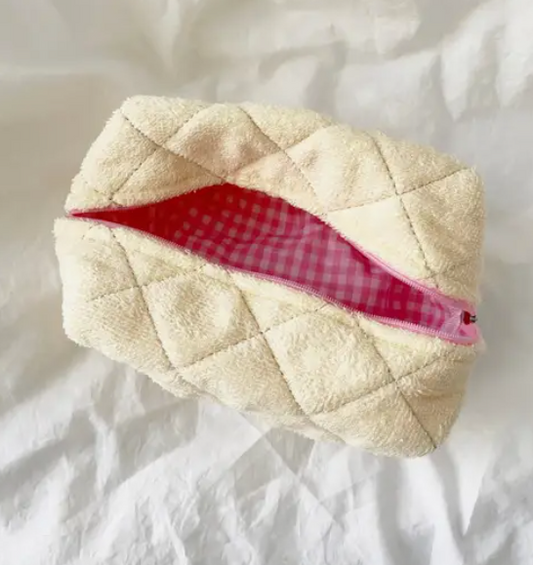 Butter Terry Makeup Bag