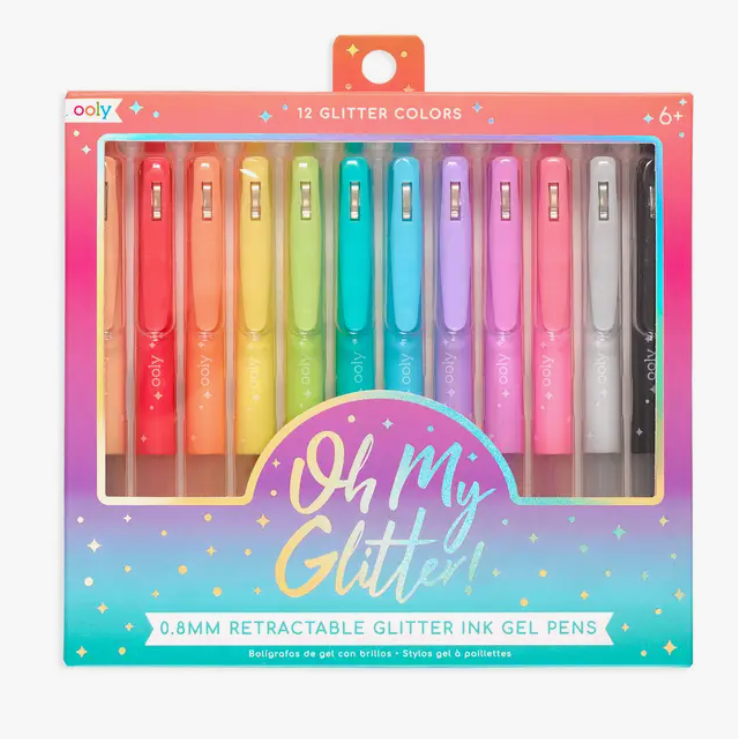 Oh My Glitter Retractable Glitter Gel Pens