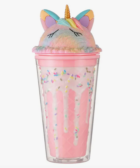 Strawberry Unicorn Scoop Cone Tumbler