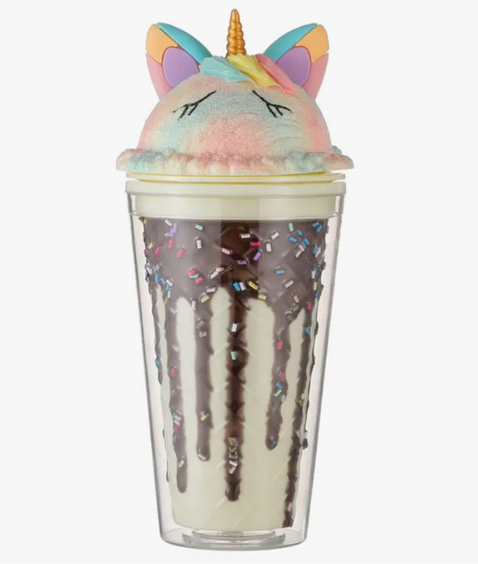 Vanilla Unicorn Scoop Cone Tumbler