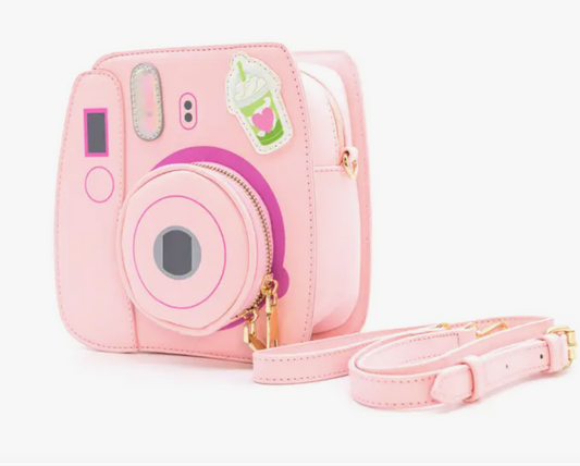 Pretty Pink Oh Snap Camera Handbag
