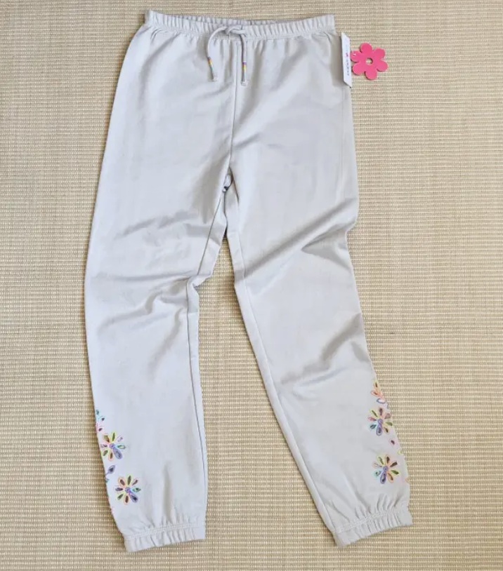 Floral Embroidered Active Pant