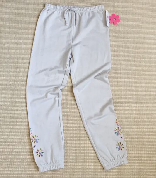 Floral Embroidered Active Pant
